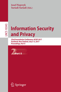 Information Security and Privacy