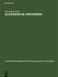 Elsässische Urkunden