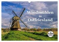 Windmühlen in Ostfriesland (Wandkalender 2025 DIN A3 quer), CALVENDO Monatskalender