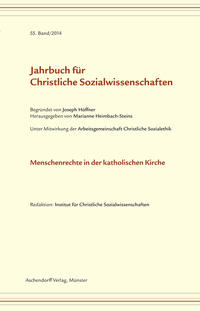 Jahrbuch für Christliche Sozialwissenschaften, Band 55 (2014)