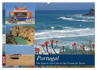 Portugal - Die Algarve vom Cabo de Sao Vicente bis Tavira (Wandkalender 2025 DIN A2 quer), CALVENDO Monatskalender