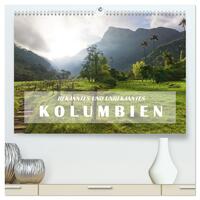 BEKANNTES UND UNBEKANNTES KOLUMBIEN (hochwertiger Premium Wandkalender 2025 DIN A2 quer), Kunstdruck in Hochglanz