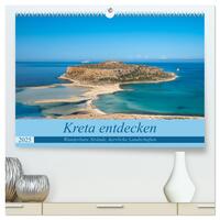 Kreta entdecken (hochwertiger Premium Wandkalender 2025 DIN A2 quer), Kunstdruck in Hochglanz