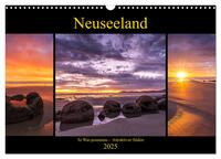 Neuseeland - Attraktiver Süden (Wandkalender 2025 DIN A3 quer), CALVENDO Monatskalender