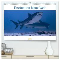 Faszination blaue Welt (hochwertiger Premium Wandkalender 2025 DIN A2 quer), Kunstdruck in Hochglanz