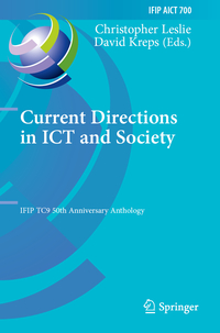 Current Directions in ICT and Society