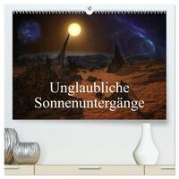 Unglaubliche Sonnenuntergänge (hochwertiger Premium Wandkalender 2025 DIN A2 quer), Kunstdruck in Hochglanz