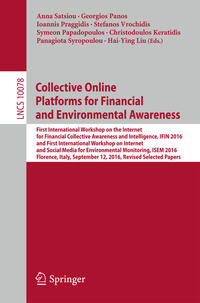 Collective Online Platforms for Financial and Environmental Awareness