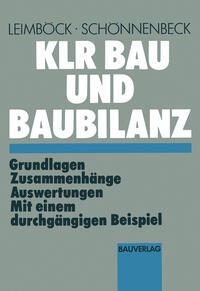 KLR Bau und Baubilanz