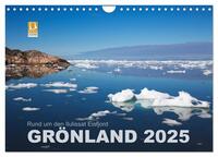 Rund um den Ilulissat Eisfjord - GRÖNLAND 2025 (Wandkalender 2025 DIN A4 quer), CALVENDO Monatskalender