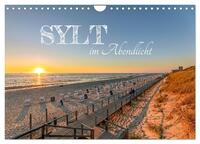 Sylt im Abendlicht (Wandkalender 2025 DIN A4 quer), CALVENDO Monatskalender