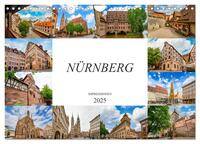 Nürnberg Impressionen (Wandkalender 2025 DIN A4 quer), CALVENDO Monatskalender