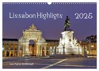 Lissabon Highlights von Petrus Bodenstaff (Wandkalender 2025 DIN A3 quer), CALVENDO Monatskalender