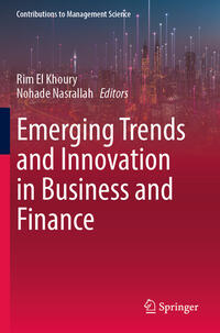 Emerging Trends and Innovation in Business and Finance