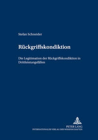 Rückgriffskondiktion