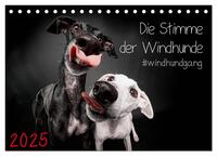 Die Stimme der Windhunde (Tischkalender 2025 DIN A5 quer), CALVENDO Monatskalender