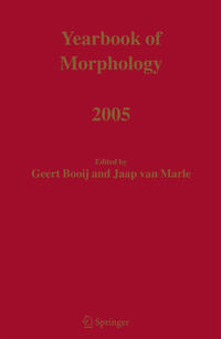 Yearbook of Morphology 2005