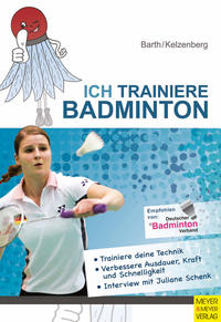 Ich trainiere Badminton