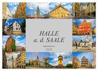 Halle a. d. Saale Impressionen (Wandkalender 2025 DIN A2 quer), CALVENDO Monatskalender