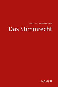 Das Stimmrecht Wiener Unternehmensrechtstag