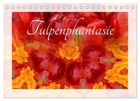 Tulpenphantasie (Tischkalender 2025 DIN A5 quer), CALVENDO Monatskalender