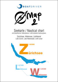 BoatDriver-Map-2 - Zürichsee, Walensee, Linthkanal