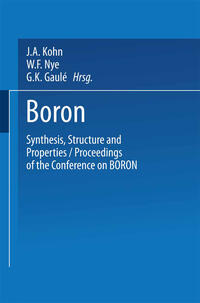 Boron Synthesis, Structure, and Properties