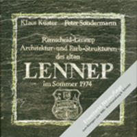 Architektur- und Farb-Strukturen des alten Lennep im Sommer 1974