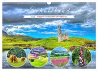 Schottland - Magische Landschaften der Highlands (Wandkalender 2025 DIN A3 quer), CALVENDO Monatskalender