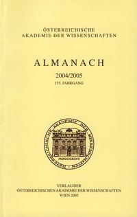 Almanach der Akademie der Wissenschaften / Almanach der Akademie der Wissenschaften 2004/2005 155. Jahrgang