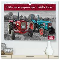 Schätze aus vergangenen Tagen - geliebte Trecker (hochwertiger Premium Wandkalender 2025 DIN A2 quer), Kunstdruck in Hochglanz