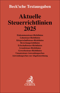 Aktuelle Steuerrichtlinien 2025