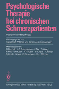 Psychologische Therapie bei chronischen Schmerzpatienten