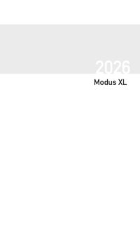 Taschenkalender Modus XL geheftet Einlage 2026