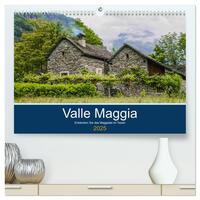 Valle Maggia - Entdecken Sie das Maggiatal im Tessin (hochwertiger Premium Wandkalender 2025 DIN A2 quer), Kunstdruck in Hochglanz