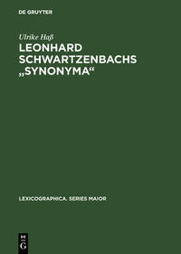 Leonhard Schwartzenbachs "Synonyma"