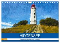 Hiddensee - Malerische Insel der Ostsee (Wandkalender 2025 DIN A4 quer), CALVENDO Monatskalender