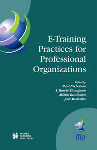 E-Training Practices for Professional Organizations