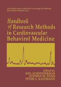 Handbook of Research Methods in Cardiovascular Behavioral Medicine