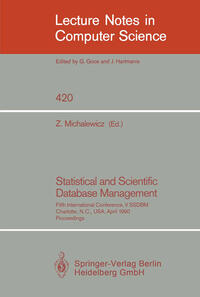 Statistical and Scientific Database Management