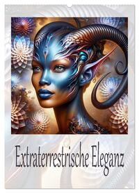 Extraterrestrische Eleganz (Wandkalender 2026 DIN A2 hoch), CALVENDO Monatskalender