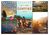 Let's start Camping (Tischkalender 2025 DIN A5 quer), CALVENDO Monatskalender