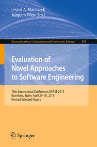 Evaluation of Novel Approaches to Software Engineering