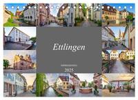 Ettlingen Impressionen (Tischkalender 2025 DIN A5 quer), CALVENDO Monatskalender