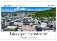 Salzburger Impressionen - Panoramabilder (Wandkalender 2025 DIN A2 quer), CALVENDO Monatskalender