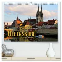 Regensburg erleben (hochwertiger Premium Wandkalender 2025 DIN A2 quer), Kunstdruck in Hochglanz