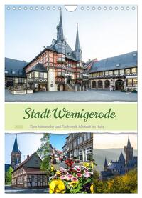 Stadt Wernigerode (Wandkalender 2025 DIN A4 hoch), CALVENDO Monatskalender