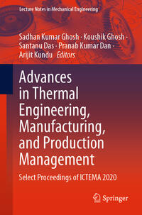 Advances in Thermal Engineering, Manufacturing, and Production Management