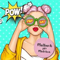 Malbuch für Mädchen Pop Art