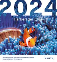 Farben der Erde - KUNTH Postkartenkalender 2024